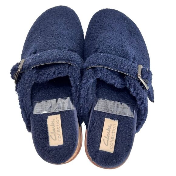 Clarks Brynn Slide Navy Textile - Picture 10 of 11